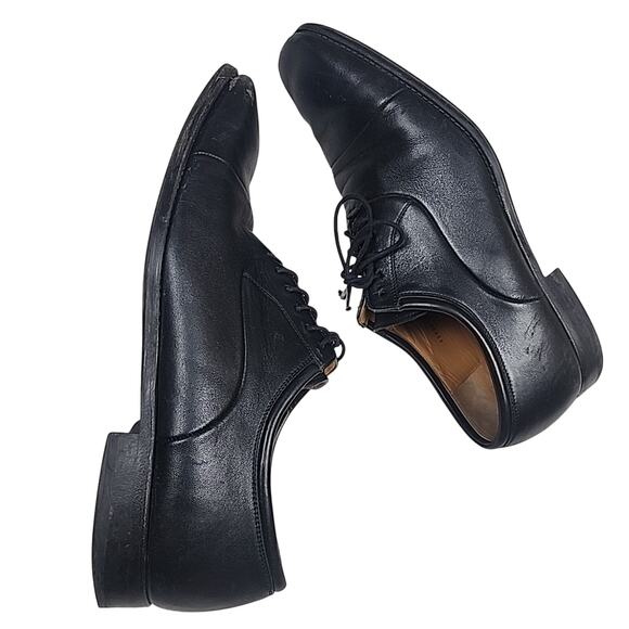Magnanni Federico Oxford Mens Shoe Cap Toe Black Leather 12654 Size 12 main image 5
